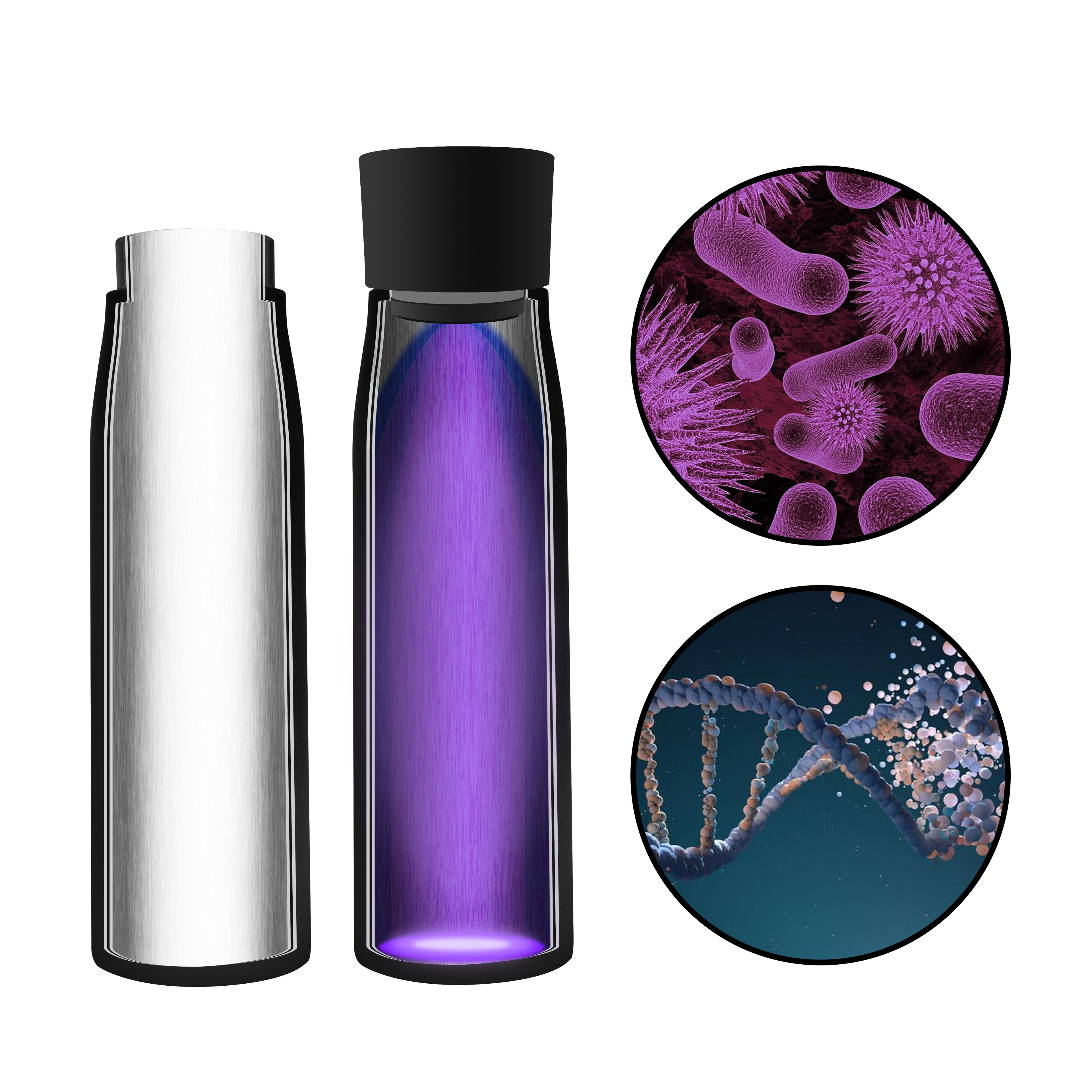 UV Self Sterilisation Smart Water Bottle